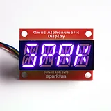 SparkFun Qwiic Alphanumeric Display - Purple - Image 1