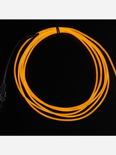 High Brightness Orange Electroluminescent (EL) Wire - 2.5 meters [High brightness, long life]
