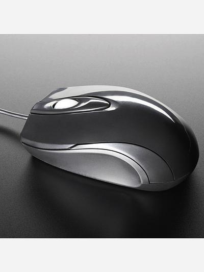 USB Wired Mouse - Two Buttons plus Wheel