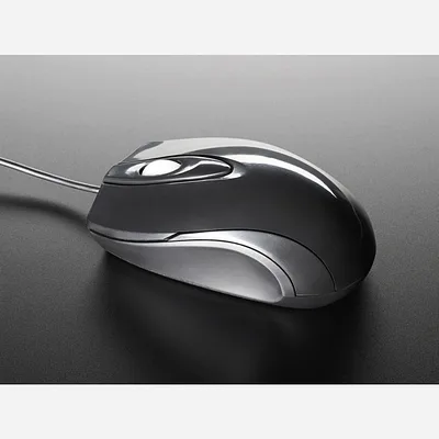 USB Wired Mouse - Two Buttons plus Wheel