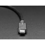 USB C Round Panel Mount Extension Cable - 30cm - Image 4