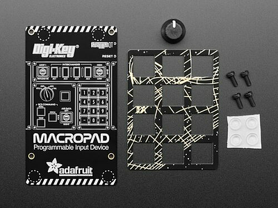 Adafruit MacroPad RP2040 Enclosure + Hardware Add-on Pack