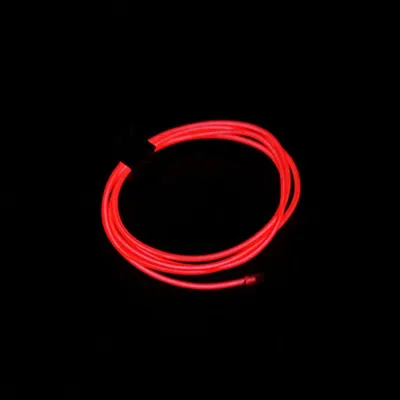 Neon Light EL Wire 1000mmx2.3mm Red