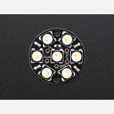 NeoPixel Jewel - 7 x 5050 RGBW LED w/ Integrated Drivers - Natural White - ~4500K