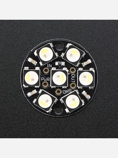 NeoPixel Jewel - 7 x 5050 RGBW LED w/ Integrated Drivers - Natural White - ~4500K