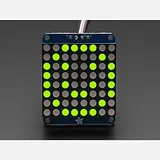 Adafruit Small 1.2 8x8 LED Matrix w/I2C Backpack - Green - Image 1