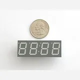 Yellow 7-segment clock display - 0.56 digit height - Image 4