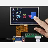 HDMI 4 Pi: 5 Display w/Touch and Mini Driver - 800x480 HDMI - Image 2