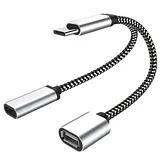 High quality type C OTG Adapter splitter USB C Female and USB A Female - Image 1