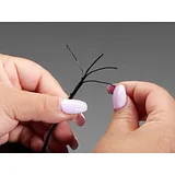 Silicone Cover Stranded-Core Ribbon Cable - 4 Wires 1 Meter Long - 30 AWG Black - Image 4