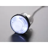 Arcade Button with LED - 30mm Translucent Clear - Image 2