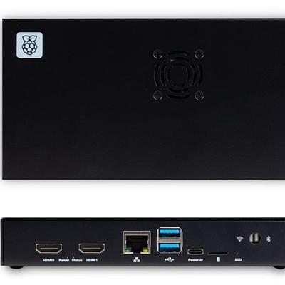 Raspberry Pi Compute Module 5 IO Case with DC Brushless Fan