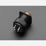 16mm Illuminated Pushbutton - Yellow Latching On/Off Switch - Image 5