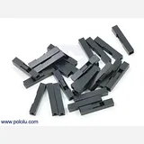 0.1 (2.54mm) Crimp Connector Housing: 1x1-Pin 25-Pack - Image 1