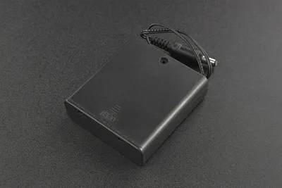 4x AA Battery Holder (with Power Switch, DC2.1 Jack, and Cover)