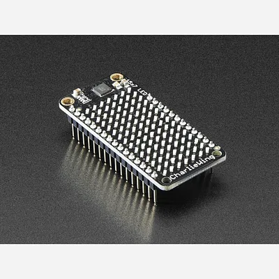 Adafruit 15x7 CharliePlex LED Matrix Display FeatherWing - Red