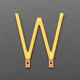 Alphabet LED Filament - Warm White Letter "W" - Image 2