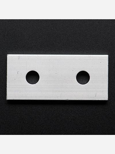 Coupling Plate - 2 Holes - 20x20 Aluminum Extrusion