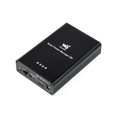 Solar Power Manager, Embedded 10000mAh Li-Po Battery, Supports 6V~24V Solar Panels