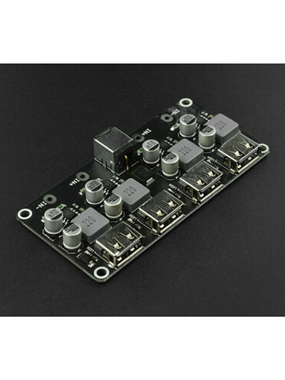 4-way Fast Charge Buck Module (Compatible with Raspberry Pi 4B & Jetson Nano)