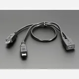 Micro B USB 2-Way Y Splitter Cable - Image 2