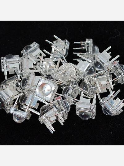 Clear 'Piranha' Super-flux RGB (tri-color) LED (25 pack) [Common Anode]