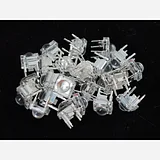 Clear 'Piranha' Super-flux RGB (tri-color) LED (25 pack) [Common Anode] - Image 1