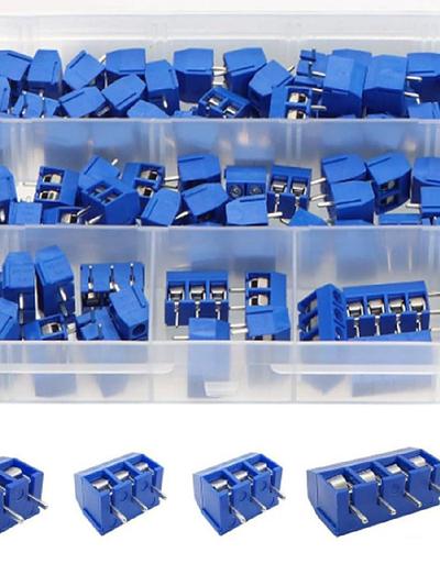 Screw Terminal Kit - 100pcs 5.08MM 2P 3P 4P