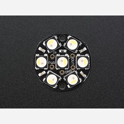 NeoPixel Jewel - 7 x 5050 RGBW LED w/ Integrated Drivers - Warm White - ~3000K