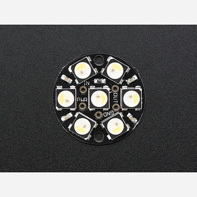 NeoPixel Jewel - 7 x 5050 RGBW LED w/ Integrated Drivers - Warm White - ~3000K