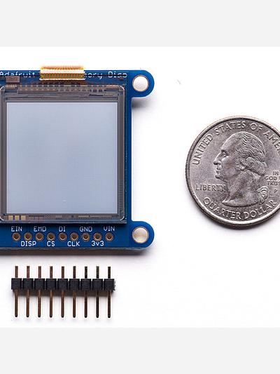SHARP Memory Display Breakout - 1.3 96x96 Silver Monochrome