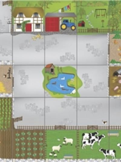 Bee-Bot/Blue-Bot Mat - Farmyard