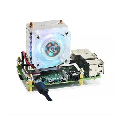 ICE Tower CPU Cooling Fan for Raspberry Pi 4  3, Super Heat Dissipation