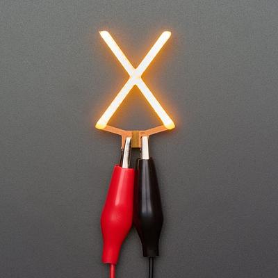 Alphabet LED Filament - Warm White Letter "X"