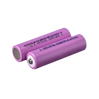 3.7V 18650 Lithium Battery Tip Head - 2600mAh 2pack