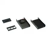 Raspberry Pi 4 Black Case with Fan - Image 1