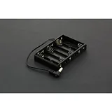 6xAA Battery Holder with DC2.1 Power Jack - Image 1