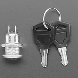 On-Off Key Lock Switch - 12mm Diameter - Image 7