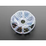 6mm Rainbow Tactile Button Deluxe Party Tray - 160 Pieces - Image 3