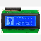 20x4 Character LCD with LED Backlight (Parallel Interface), White on Blue - Image 3