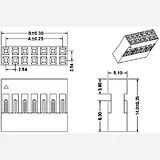0.1 (2.54mm) Crimp Connector Housing: 2x13-Pin 5-Pack - Image 8