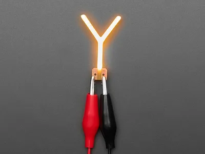 Alphabet LED Filament - Warm White Letter "Y"