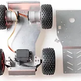 Smart Car Chassis Blue 4WD - Image 1
