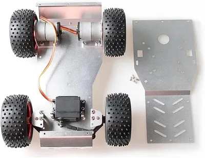Smart Car Chassis Blue 4WD