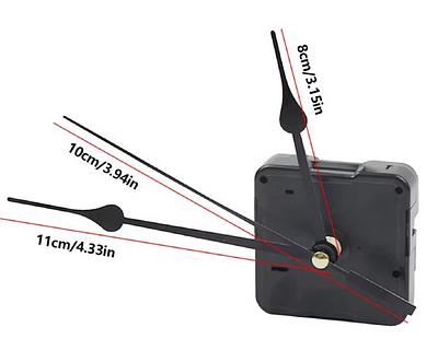 Wall Clock Movement Mechanisms - Silent, Battery Powered