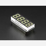 Adafruit 4-Digit 7-Segment LED Matrix Display FeatherWing - White - Image 1