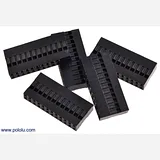0.1 (2.54mm) Crimp Connector Housing: 2x12-Pin 5-Pack - Image 2