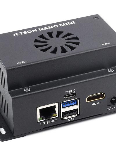 Jetson Nano-Compatible Mini-Computer with Peripheral Interfaces and Optional WiFi/4G Module Support