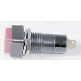 Pushbutton PUSH-ON MOMENTARY SPST RED ACTUATOR - Image 1