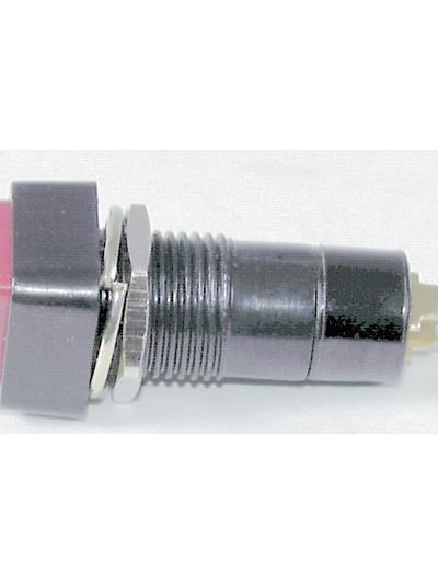 Pushbutton PUSH-ON MOMENTARY SPST RED ACTUATOR